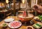 อาหารจีนเลิศรส ซ่วนหยางโร่ว 涮羊肉 หม้อไฟเนื้อแพะ แกะสไตล์ปักกิ่ง